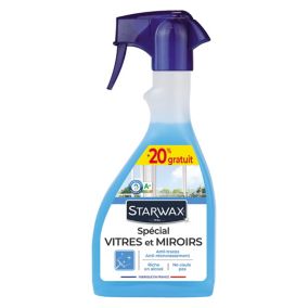 Pulvérisateur vitres Starwax 500ml +20% gratuit