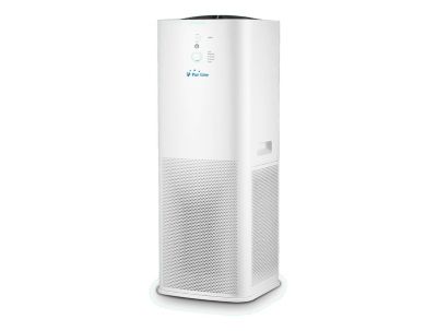 Purificateur d'air avec 2 filtres HEPA, PM2, ioniseur, écran tactile LED, 3 vitesses et mode AUTO pour 90m2.