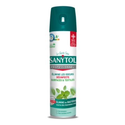 Purificateur d'air surfaces et textiles menthe Sanytol 600ml