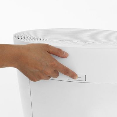 Purificateur PEGASUS Blanc très silencieux, niveau sonore de 34.5 dB, adapté à une pièce de 45 M²