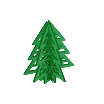 Puzzle 3D à Personnaliser "Sapin de Noël" 9cm Naturel