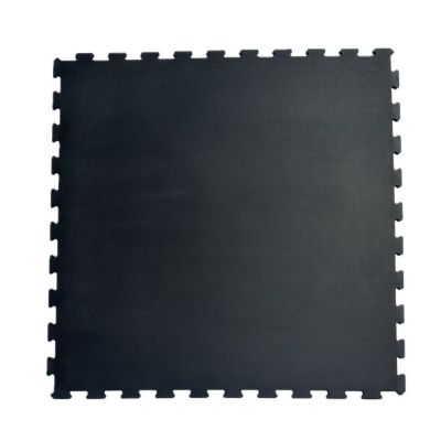 Puzzle en caoutchouc, surface lisse noire, 100 x 100 cm