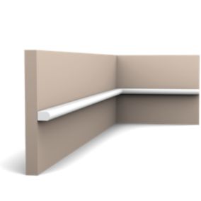 PX209 moulure murale Orac Decor - 1,0x1,4x200cm (h x p x L) - profil décorative polymère Pack 2 pièces