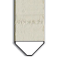 Quart de rond ayous Diall Intuito blanc 10 x 21 mm 2,4 m