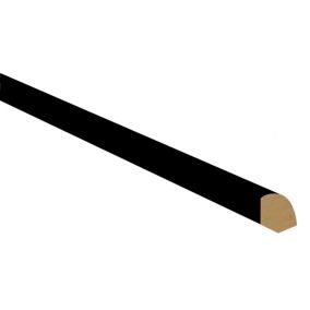 Quart de rond en MDF noir Ep.14mm L.2,40m