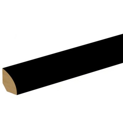 Quart de rond en MDF noir Ep.14mm L.2,40m