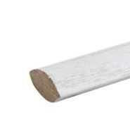 Quart de rond MDF frêne chêne blanc L.260 x l.1,2 cm