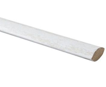 Quart de rond MDF frêne chêne blanc L.260 x l.1,2 cm