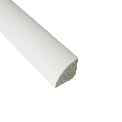 Quart de rond XPS extrudé blanc ép. 1,5 cm L. 2,4 m