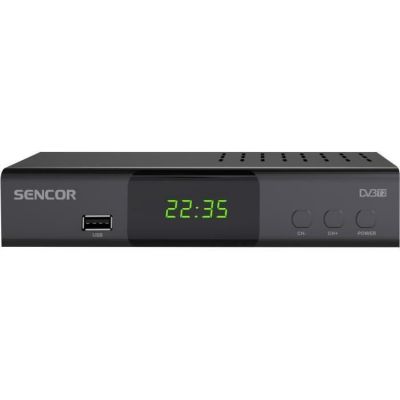 Récepteur TNT Sencor SDB 5007T noir HDMI SCART alimentation 100-240V