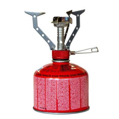 Réchaud gaz pliable compact 4.5 kW+ Cartouche de gaz 230gr Butane Propane Camping Haute montagne KEMPER