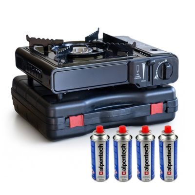Pack 4 Cartouches De Gaz GPL Lacor - 220 G - Universel, Sécurité Intégrée - Pour Torches Et Camping