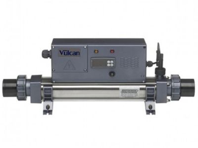 Réchauffeur Vulcan DIGITAL Titane 15kW Mono piscine hors-sol et enterrée