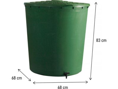 Récupérateur d'eau "UBUD"  200 L  Vert