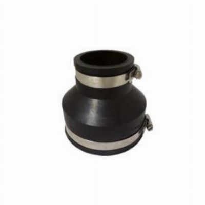 Réduction flexible en caoutchouc pour raccord PVC, PP, PE et métal - diam. 110x50 mm - Auga