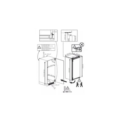 Réfrigérateur 1 porte 54cm 175l encastrable Beko BSSA210K4SN série b100