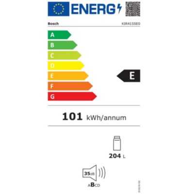 Réfrigérateur 1 porte intégrable à glissières 204l Bosch KIR415SE0 série 2