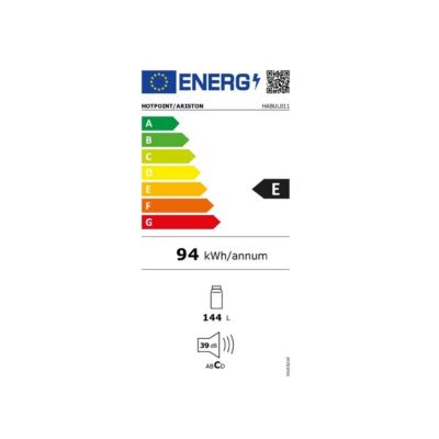 Réfrigérateur 1 porte intégrable à pantographe 144l Hotpoint HABUL011