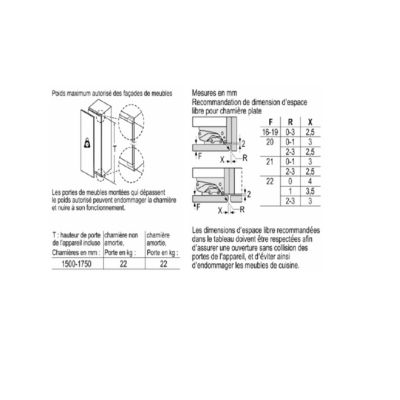 Réfrigérateur 1 porte intégrable à pantographe 310l blanc Bosch KIR81VFE0