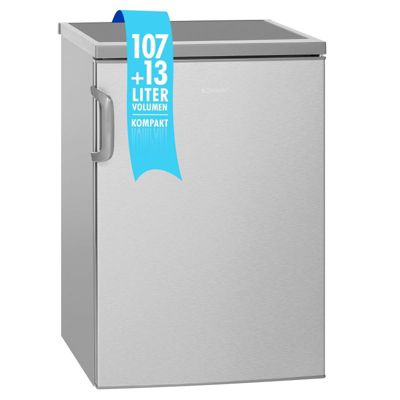 Réfrigérateur 120L Inox Bomann KS2194-1-Inox