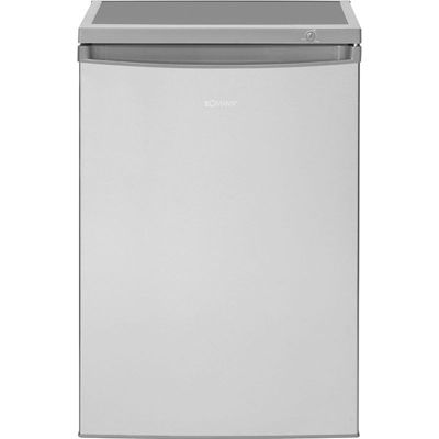 Réfrigérateur avec petit congélateur 120L inox Bomann KS 2184.1 inox