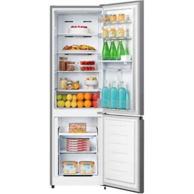 Réfrigérateur combiné 55cm 255l nofrost silver Hisense FCN255WDE