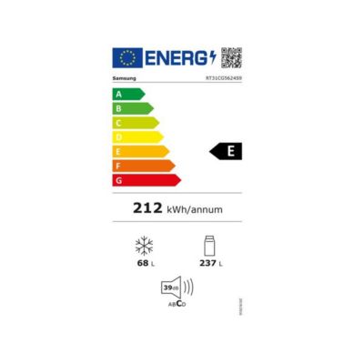 Réfrigérateur combiné 60cm 305l Samsung RT31CG5624S9