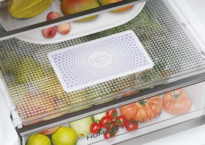 Réfrigérateur combiné 60cm 341l nofrost inox Haier H1DWDNPK186