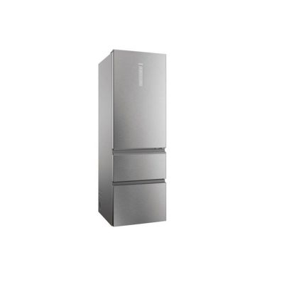Réfrigérateur combiné 60cm 360l nofrost, inox Haier HTW5618DNMG