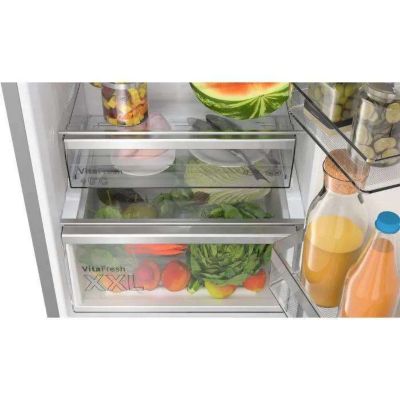 Réfrigérateur combiné 60cm 363l no frost inox Bosch KGN39AIBT série 6