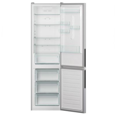 Réfrigérateur combiné 60cm 378l ventilé silver Candy CCE3T620FS