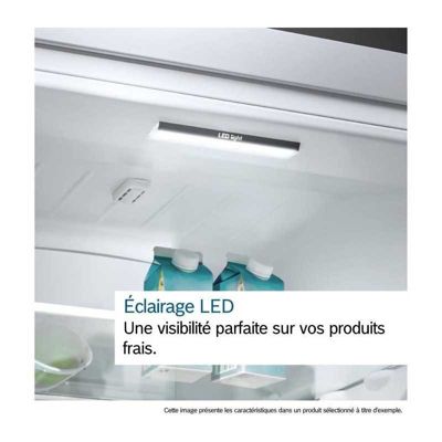 Réfrigérateur combiné 86cm 631l nofrost inox Bosch KGN86AIDR série 6