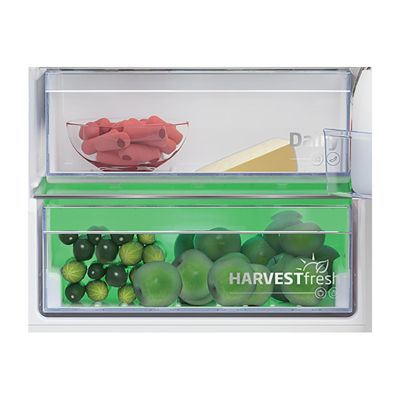 Réfrigérateur combiné - BEKO - 2 portes - Intégrable - 254 L (185 L + 69 L) - Froid ventilé - Classe E
