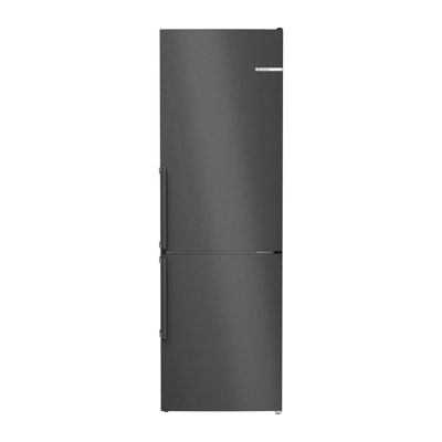 Réfrigérateur combiné - BOSCH - KGN36VXCT - Classe C - 321 L - 186 x 60 x 66,50 cm - Acier brossé noir