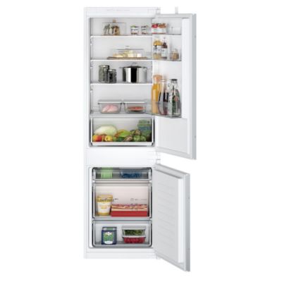 Réfrigérateur combiné intégrable à glissières 267l blanc Siemens KI86VNSE0