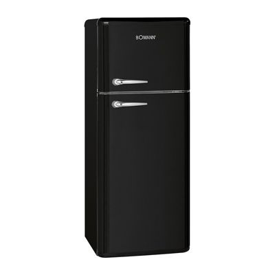 Réfrigérateur et congélateur 208L retro noir DTR 353.1 noir