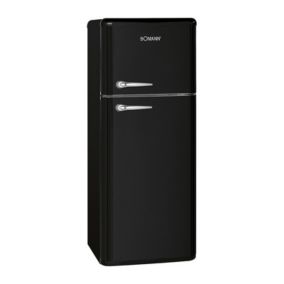 Réfrigérateur et congélateur 208L retro noir DTR 353.1 noir