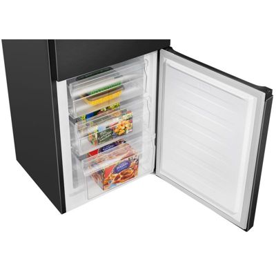 Réfrigérateur Congélateur Bomann 247L - No Frost, Système MultiAirflow, Classe A+, 4 Étagères Verre - Noir - 2