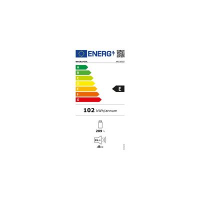 réfrigérateur frigo intégrable simple porte 209L Froid brassé 6eme sens WHIRLPOOL
