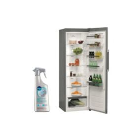 Réfrigérateur Frigo simple porte inox 363L Froid Brassé 6eme Sens WHIRLPOOL