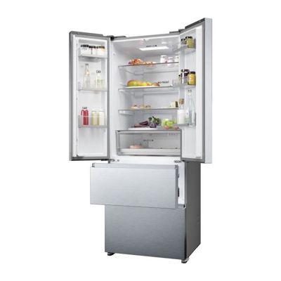 Réfrigérateur multi-portes - HAIER - FD 70 Series 3 HFR5719ENMG - Classe E - 446 L - 190 x 70 x 67,5 cm - Silver