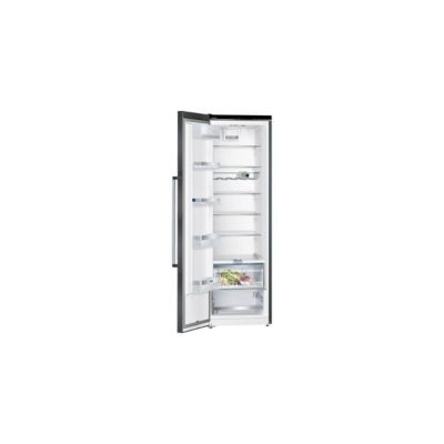 Réfrigérateur Simple porte 346L Froid Brassé Acier Inox noir SIEMENS