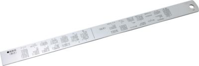 Règle 30 cm Shinwa 13134, avec pick-up pour soulever