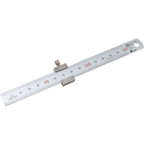 Règle avec butée 15 cm Shinwa 76751