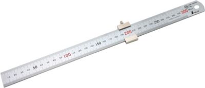 Règle avec butée 30 cm Shinwa 76752