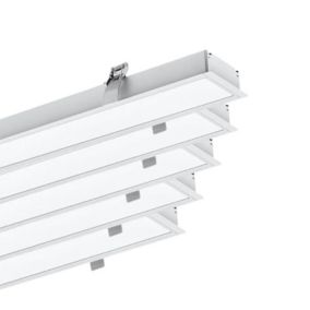 Réglette Encastrable LED 120cm 35W Blanc (Lot de 5) - Blanc Froid 6000K - 8000K - SILAMP