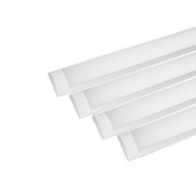 Réglette LED 120cm 36W (Pack de 4) - Blanc Chaud 2300K - 3500K - SILAMP