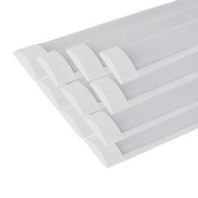 Réglette LED 120cm 48W (Pack de 10) - Blanc Froid 6000K - 8000K - SILAMP