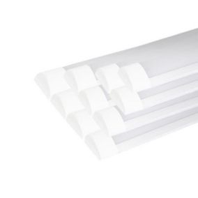 Réglette LED 60cm 18W (Pack de 10) - Blanc Froid 6000K - 8000K - SILAMP