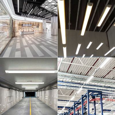 Réglette LED 60cm 18W (Pack de 4) - Blanc Froid 6000K - 8000K - SILAMP